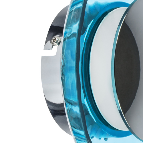 809015 Бра CELESTA LED 6W 300LM ХРОМ/ГОЛУБОЙ 3000K фото 2 809015 Бра CELESTA LED 6W 300LM ХРОМ/ГОЛУБОЙ 3000K фото 2