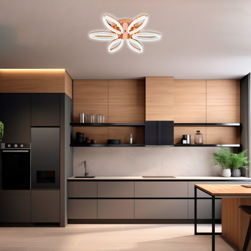 Потолочный светильник 100013/6C LED*118W Brass фото 5 Потолочный светильник 100013/6C LED*118W Brass фото 5
