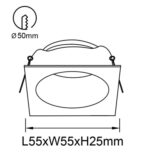 Встраиваемый светильник Mantra ANTILLA 9168 фото 2