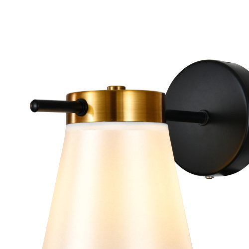 Настенный светильник 120005/1W E14*40W Black/Gold фото 4