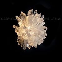 Бра Cloyd EDEL-C W1 / выс. 20 см - кварц - латунь (арт.20811)