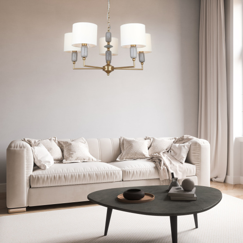 Подвесной светильник Escada 650/5P E14*40W Brass фото 2 Подвесной светильник Escada 650/5P E14*40W Brass фото 2