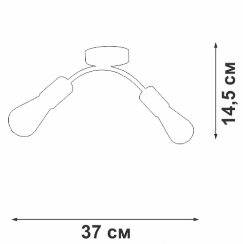Потолочный светильник Vitaluce V4989-0/2PL фото 2