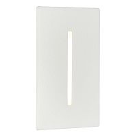 SL9519.508.01 Встраиваемый уличный светильник ST-Luce белый LED 1*3W 3000K SLIM