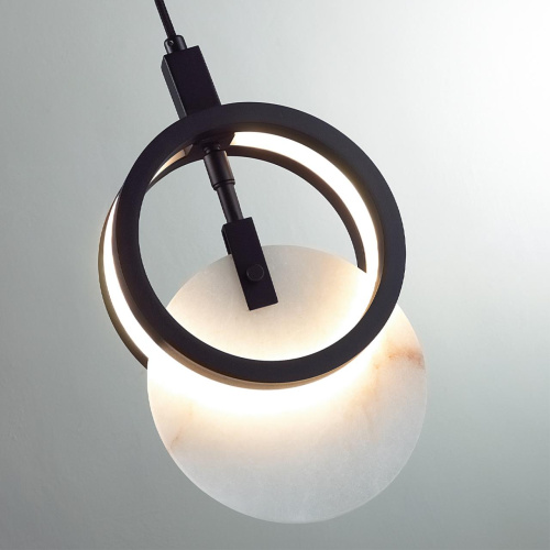 5422/17L HIGHTECH ODL_EX25 083 черный/металл/алебастр Подвес LED 17W 3000K 986Лм MERCURY фото 6 5422/17L HIGHTECH ODL_EX25 083 черный/металл/алебастр Подвес LED 17W 3000K 986Лм MERCURY фото 6