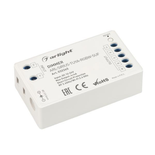 Диммер Arlight ARL-Sirius-Tuya-RGBW-Suf 032345 Диммер Arlight ARL-Sirius-Tuya-RGBW-Suf 032345