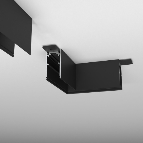 Коннектор угловой для накладного шинопровода Slim Magnetic 85090/11 фото 4