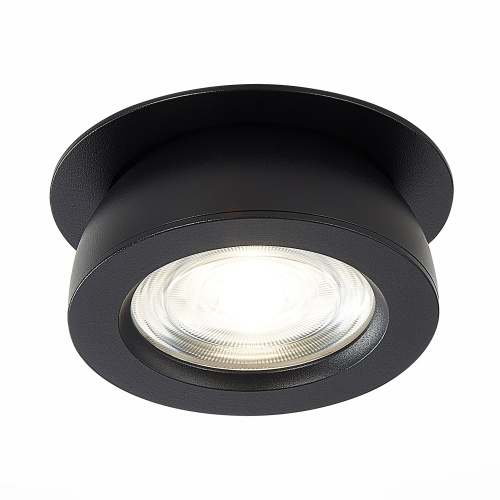 ST654.438.10 Св-к встр. Черный LED 1*10W 3000K 850Lm Ra>90 38° IP20 D109xH60 180-240V Встраиваемые светильники фото 2