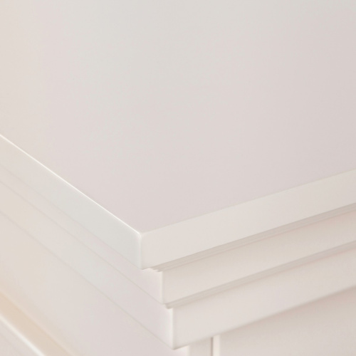 Каминокомплект ONTARIO/ЛЕОНАРДО Белый матовый с очагом Электроочаг BEVERLY-S MULTY/БЕВЕРЛИ МУЛЬТИКОЛОР фото 3