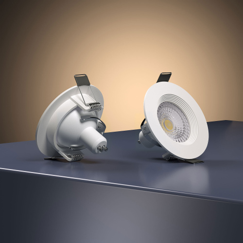 Светильник встраиваемый City GU10 белый 25054/01 фото 3