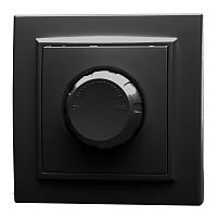 Выключатель диммирующий STEKKER, PSW10-9006-03, 250V, 650W, серия Эрна, черный