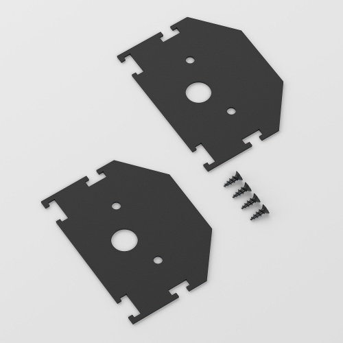 Slim Magnetic Заглушки для шинопровода в натяжной потолок 85204/00 черный 2 шт. 85206/00 фото 3