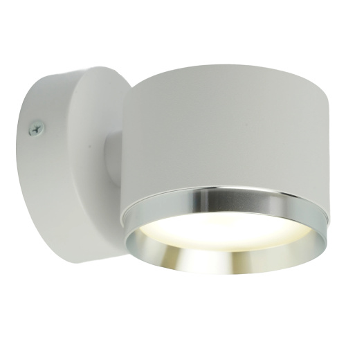 Светильник  настенный Feron HL4598  Barrel DUET 12W, 230V,GX53, белый + хром IP20 фото 3