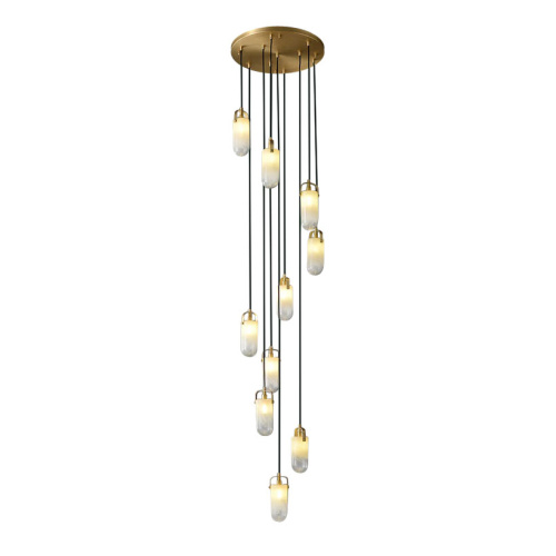 Подвесной светильник MT9056-10H brass Подвесной светильник MT9056-10H brass