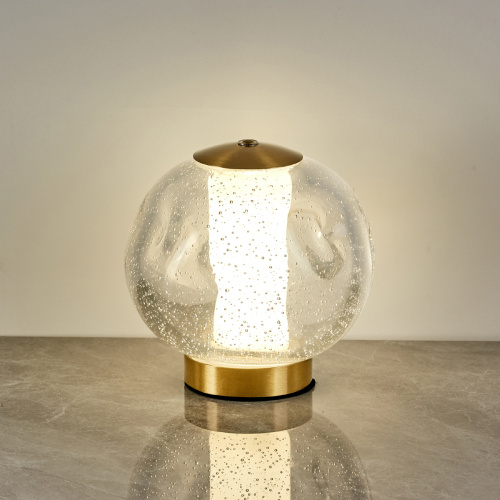 Настольная лампа OT2437-T brass/clear фото 2