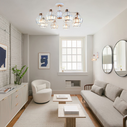 Бра с хрусталем 70075/1 белый фото 3