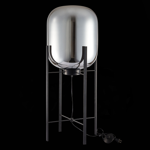 SL1050.715.01 Торшер ST-Luce Черный/Дымчатый E27 1*40W BURASCA фото 4