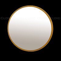 Зеркало Cloyd EDEL-B Mirror / Ø80 см - кварц - латунь (арт.50187)