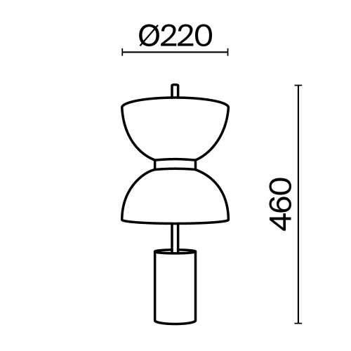 Настольный светильник Maytoni MOD178TL-L11B3K фото 7