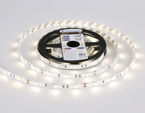 Светодиодная лента Ambrella Light 7,2W/m 30LED/m 5050SMD дневной белый 5M GS1802 фото 9
