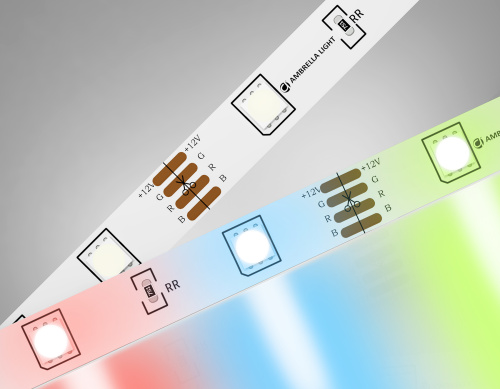 Светодиодная лента 24В 5050 30Led 7.2Вт/м Цветная RGB IP20 5м