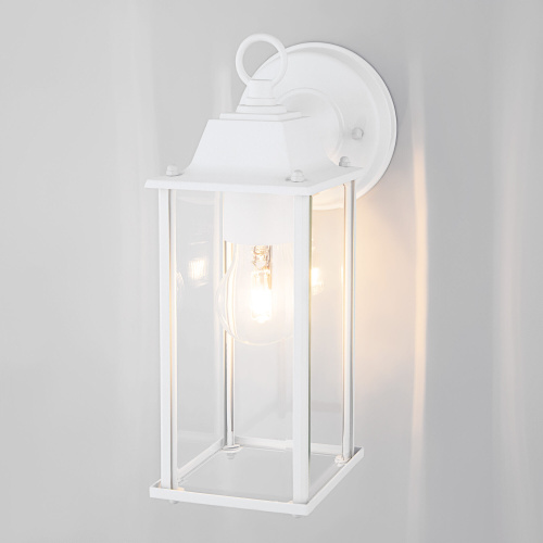 Уличный настенный светильник Brick белый IP33 1008D белый Уличный настенный светильник Brick белый IP33 1008D белый