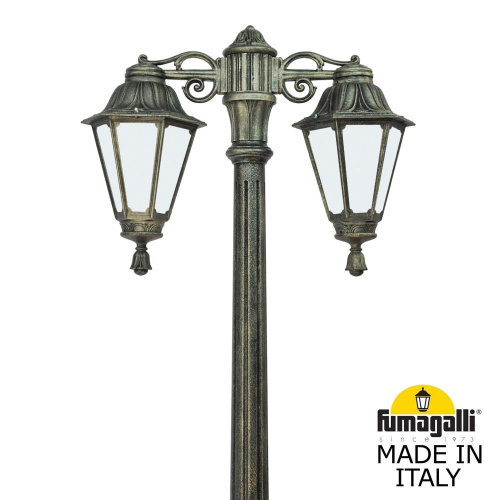 Fumagalli Садово-парковый фонарь FUMAGALLI GIGI BISSO/RUT 2L DN E26.156.S20.BYE27DN фото 2 Fumagalli Садово-парковый фонарь FUMAGALLI GIGI BISSO/RUT 2L DN E26.156.S20.BYE27DN фото 2