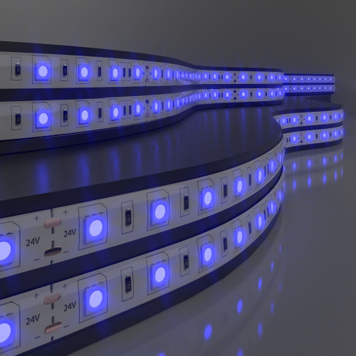 Светодиодная лента 24 В 14,4 Вт/м 60 Led/м 5050 IP20, синий, 5 м Лента светодиодная 24V 14,4W 60Led 5050 IP20 синий, 5м Светодиодная лента 24 В 14,4 Вт/м 60 Led/м 5050 IP20, синий, 5 м Лента светодиодная 24V 14,4W 60Led 5050 IP20 синий, 5м