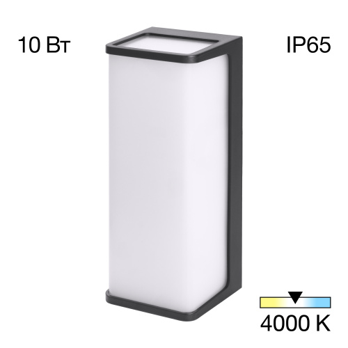 Citilux DOMUS CLU0802 LED Уличный настенный светильник Чёрный Citilux DOMUS CLU0802 LED Уличный настенный светильник Чёрный