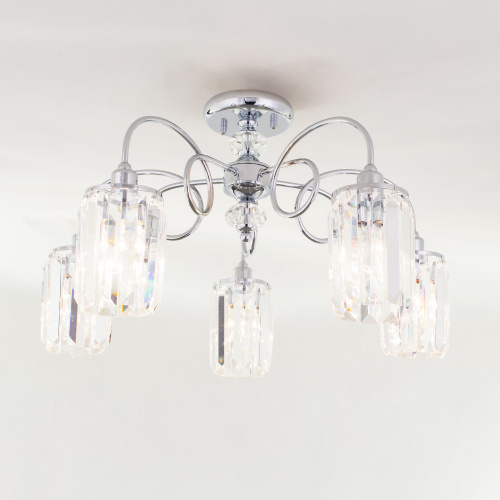 Citilux Синди CL330151 Люстра хрустальная Хром фото 7 Citilux Синди CL330151 Люстра хрустальная Хром фото 7
