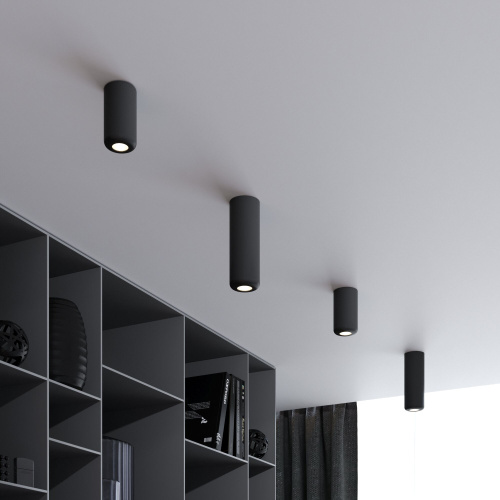 Светильник потолочный светодиодный 10W 4000K чёрный 25045/LED фото 2