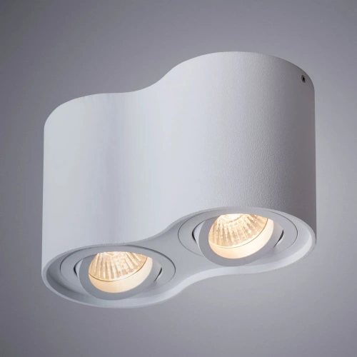 Точечный накладной светильник Arte Lamp FALCON A5645PL-2WH фото 2 Точечный накладной светильник Arte Lamp FALCON A5645PL-2WH фото 2