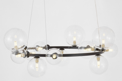 Подвесной светильник Lumina Deco LDP 7033-15 BK+CL фото 3 Подвесной светильник Lumina Deco LDP 7033-15 BK+CL фото 3