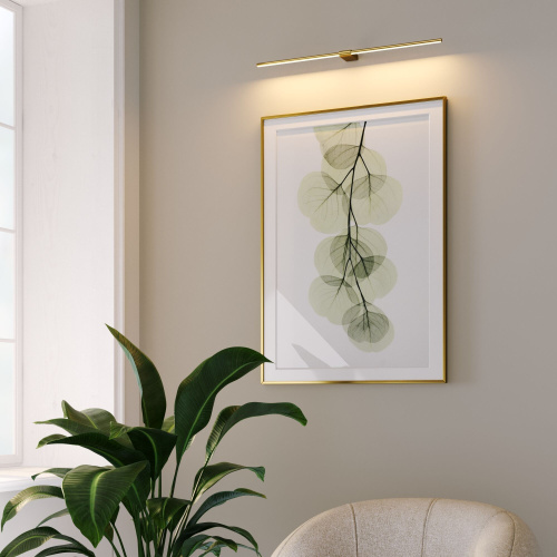 Светильник настенный поворотный светодиодный Luar 900 латунь 3000K 40153/LED фото 3