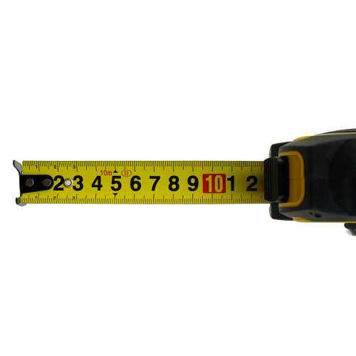 Рулетка, 10 м х 25 мм, магнит, II класс точности, двухстороннее нанесение, STEKKER MTS-810-P фото 6