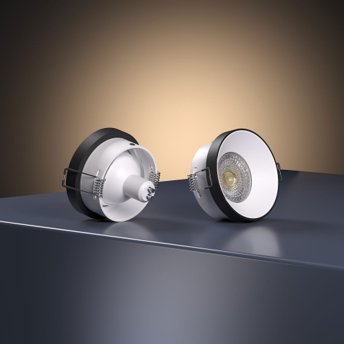 Встраиваемый точечный светильник 112 MR16 белый/черный фото 3