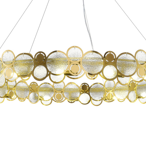 SL6133.303.16 Светильник подвесной ST-Luce Латунь/Прозрачный G9 16*5W 4000K SWATCH фото 3