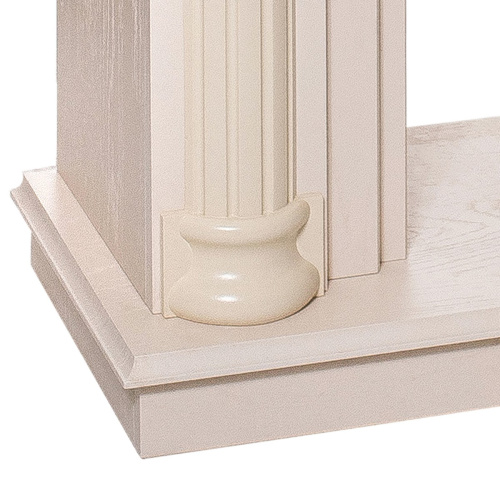 Каминокомплект ATTICA/СИЦИЛИЯ Айвори с очагом Электроочаг EPSILON 26 фото 2