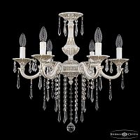Люстра с хрустальными подвесками AL78101/6/175 B WMG Drops Bohemia Ivele Crystal (Богемия Ивеле Кристалл)