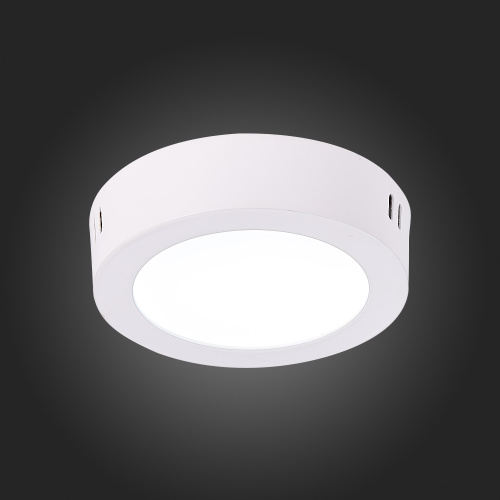 ST112.542.06 Светильник настенно-потолочный Белый LED 1*6W 4000K 370Lm Ra80 120° IP20 D110xH28 90-26 Накладные светильники фото 6