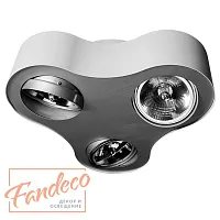 Точечный встраиваемый светильник Arte Lamp CLIFF A5643PL-3WH