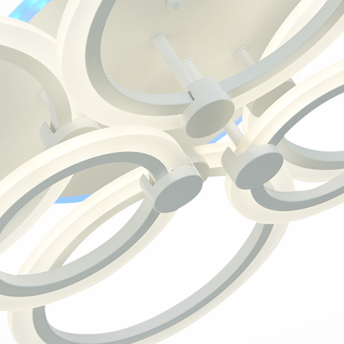 SLE500552-06RGB Светильник потолочный Белый/Белый LED 1*132W RGB 8W 3000-6000K CERINA фото 2