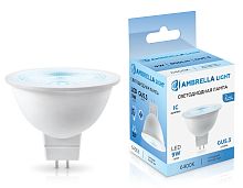 Светодиодная лампа линза MR16 9Вт 6400K GU5.3 38°