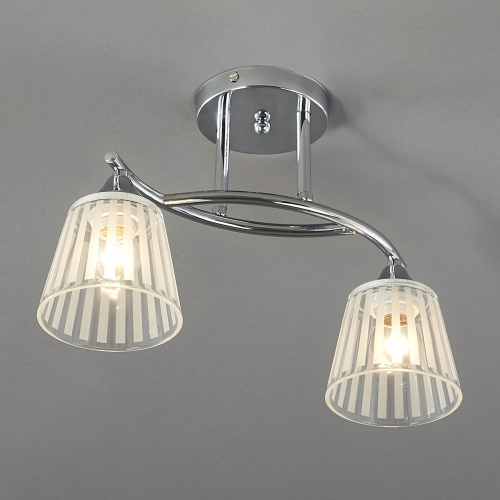Потолочный светильник Escada 1124/2PL E27*60W Chrome фото 3 Потолочный светильник Escada 1124/2PL E27*60W Chrome фото 3
