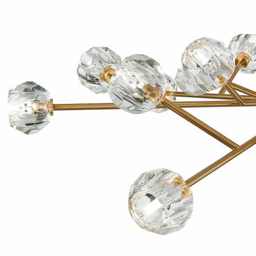 SL1166.303.18 Светильник подвесной ST-Luce Латунь/Прозрачный G9 LED 18*5W ROMANO фото 12