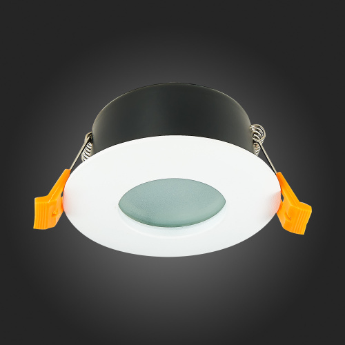 ST213.508.01 Св-к встр. Белый GU10 1*50W  IP44 D84xH50 220V Без ламп Встраиваемые светильники фото 8