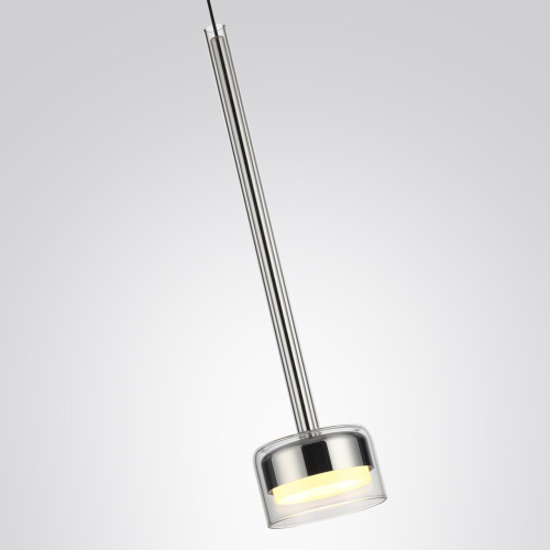 7151/10L HIGHTECH ODL26 347 Подвесной светильник хром/ прозрачное стекло/металл IP20 LED 10W 3000K 220V LASLO фото 6