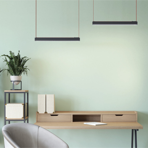 DK5576-BK Cветильник для трека-ремня Belty, серия Linear, со светодиодом, L642*W40*H45мм, 48V DC, 24W, RA90, 120°, 4000K, IP20, черный, алюминий фото 6