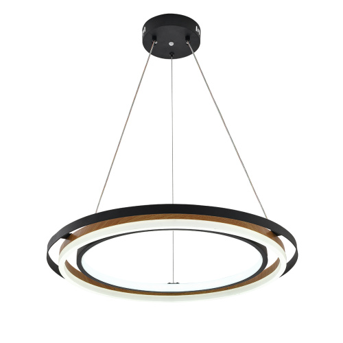 Подвесной светильник Escada 10248/2 LED*82W Black/Wood фото 3 Подвесной светильник Escada 10248/2 LED*82W Black/Wood фото 3