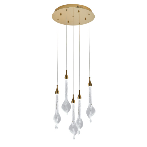 Подвесной светильник OD2433-5 gold/clear фото 2